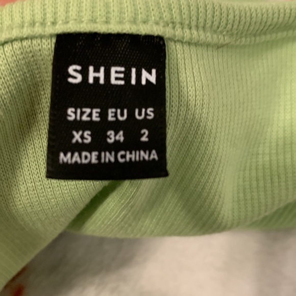 shein ribbed crop top - Picture 4 of 4